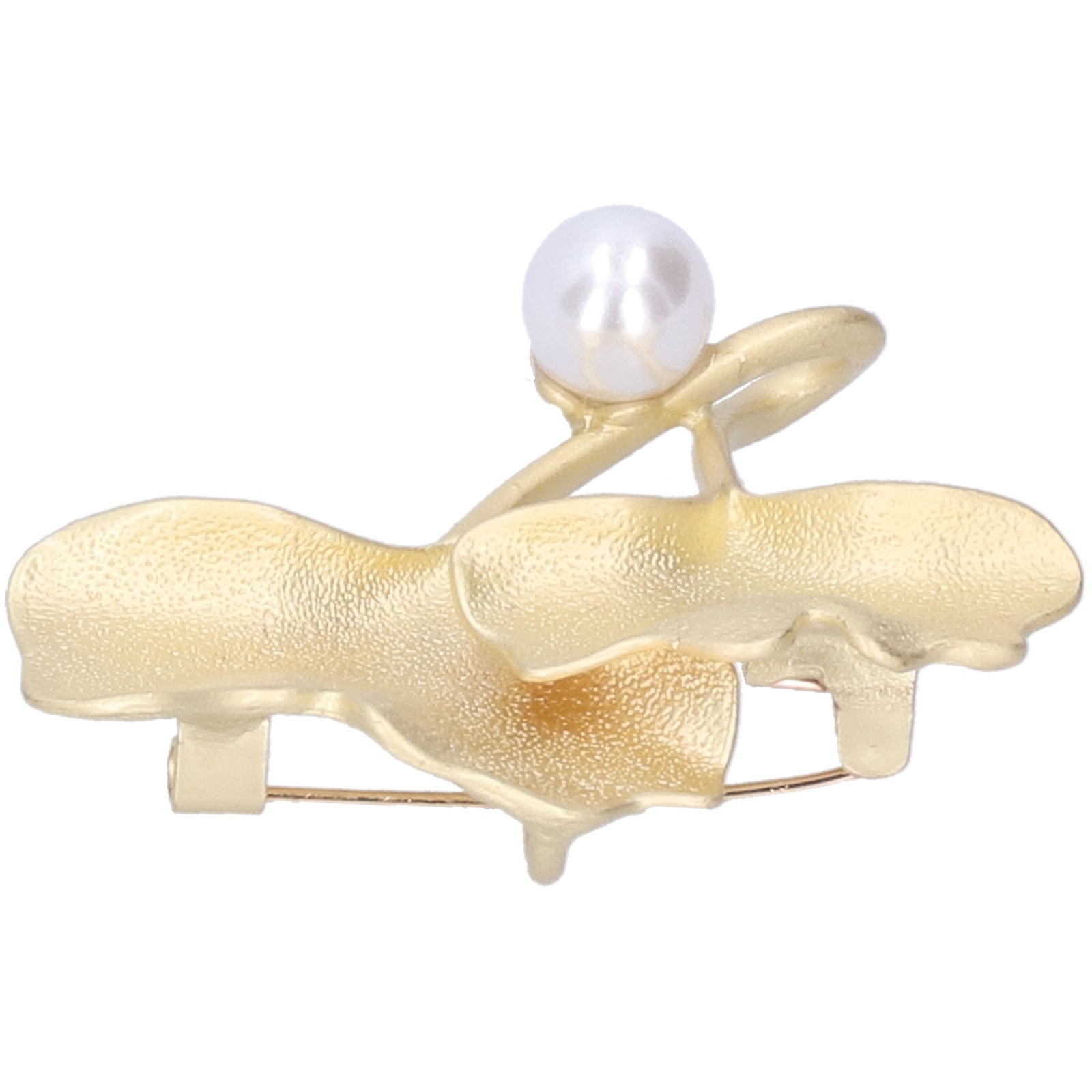 Elegant Ginkgo Leaf Metal Brooch Pin For Parties Dressy Events Excellent