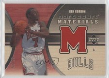 2005-06 Upper Deck Hardcourt Hardwood Materials Wood 52/99 Ben Gordon #HM-BG 0f8