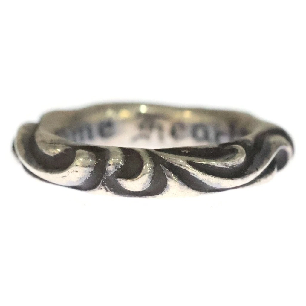 Chrome Hearts SCRL BAND Ring 925 US#6-1/4 P0081042
