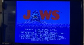 Jaws - This Time There&rsquo;s No Escape Nintendo Video Game ( Original NES 1987 )