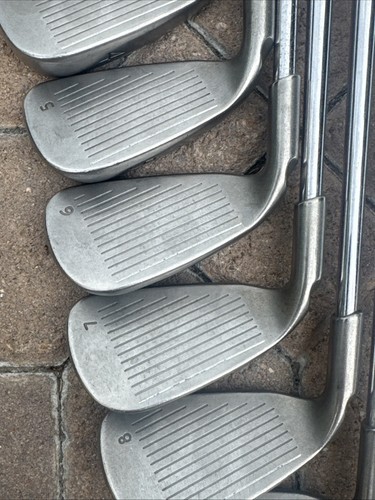 PING G5 Iron Set 3-PW Factory Steel Regular Flex Green Dot RH Lead Tape Read! - Picture 12 of 19