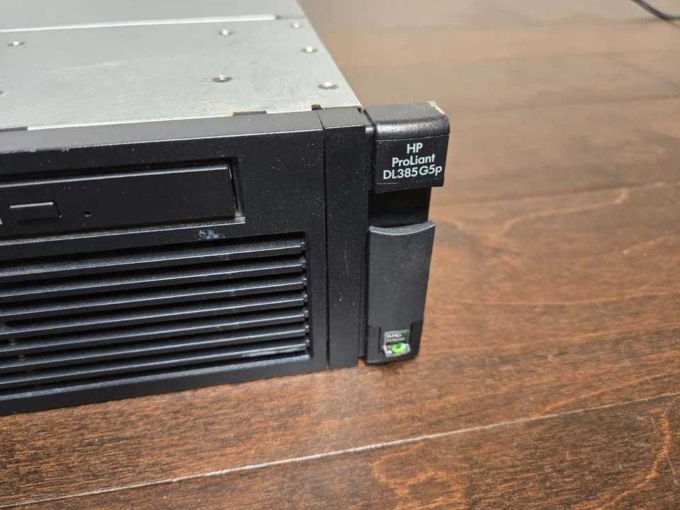 SERVIDOR DE MONTAJE EN RACK HP PROLIANT DL385 G5p AMD Opteron 2384 2,70 GHz 4 GB SIN HDD/OS Foto 4 de 4