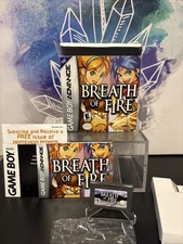 Breath of Fire - Nintendo GBA Gameboy Advance - Authentic, Working, CIB 🔥