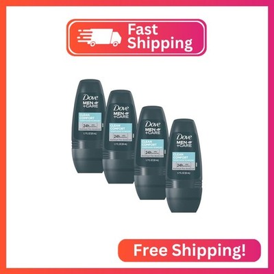 Dove Men+Care Clean Comfort Roll on Deodorant, Aluminum Free, For All Day Undera