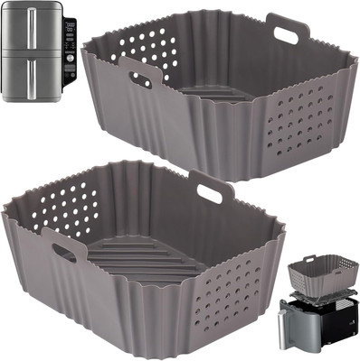 BYKITCHEN Heißluftfritteuse Zubehör für Ninja Double Stack XL Heißluftfritteuse 