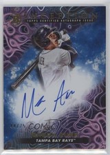 2023 Bowman Inception Primordial Prospects Blue Foil 44/75 Mason Auer Auto 1p5