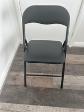 Black Foldable Chair – Lightweight, Compact & Sturdy – Brand New / Never Used