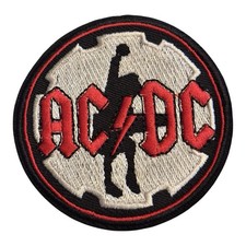 AC/DC  SO COOL embroidered Iron on patch 1 FreeMusic Sticker