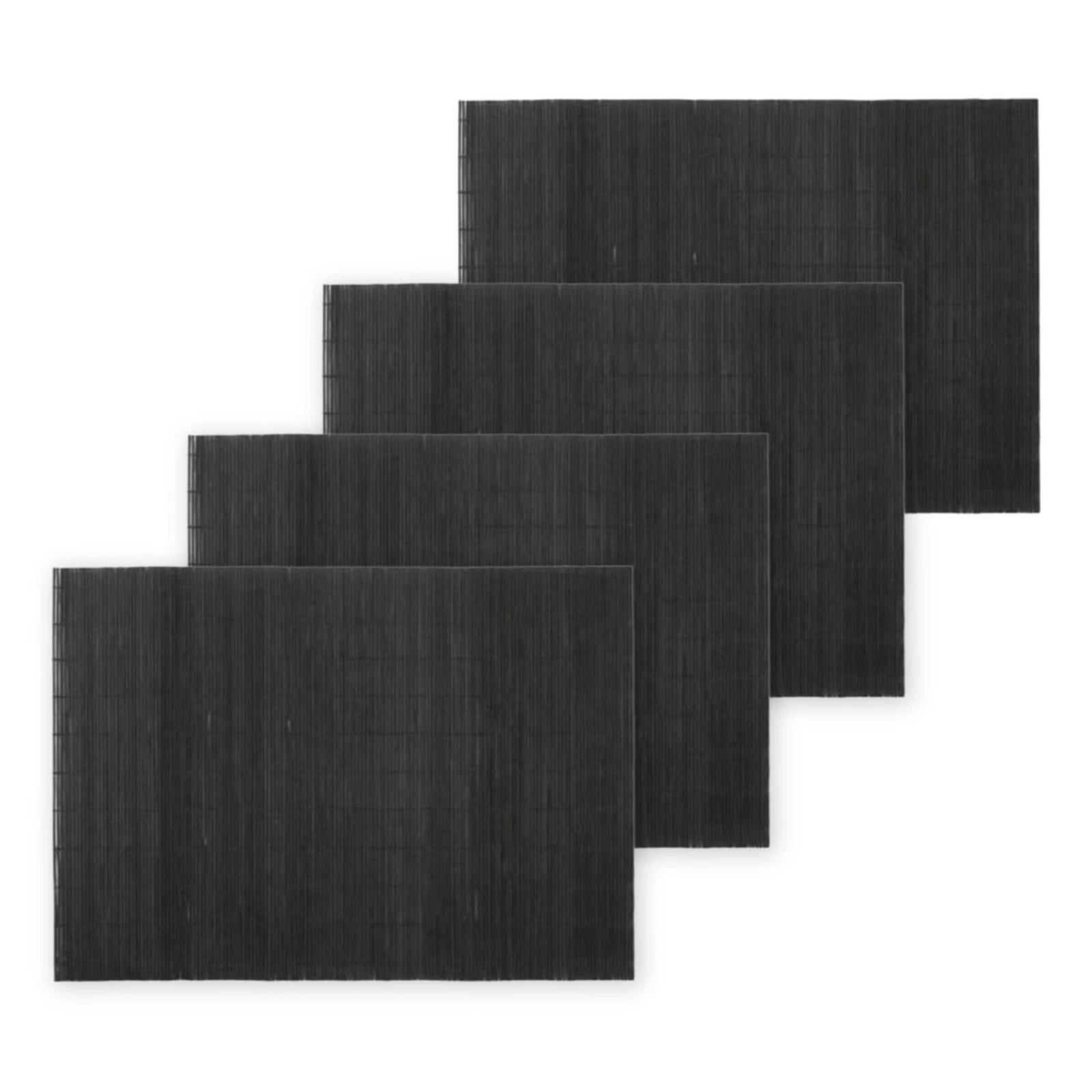 Placemat/Sushi Rolling Mat - 18.75" x 13" - Black, 4 pcs
Opens in a new window or tab