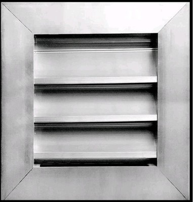 8''W x 8''H Aluminum Exterior Gable Louver Vent For Walls & Crawlspace - Weathe...