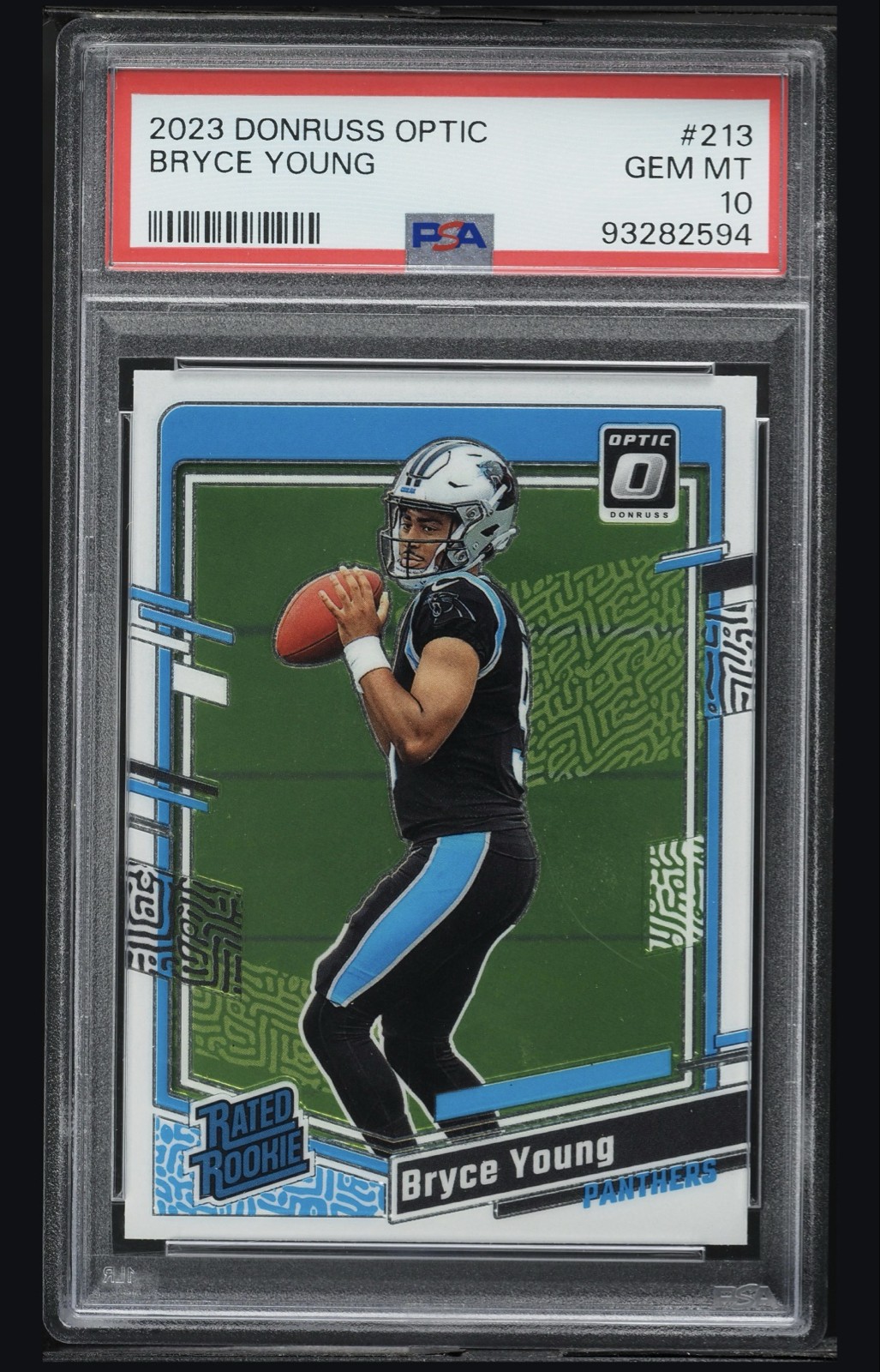 Bryce Young Panini Donruss Optic #213 Base