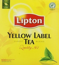 Lipton Yellow Label Tea 100 Tea Bags 0.11 per strip