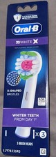 Oral-B 3D White X Replacement Brush Heads 3 Pack Vitality, Pro, Smart, Genius