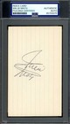 Willie Mays PSA DNA Coa Vintage Signed 3x5 Index Card Autograph