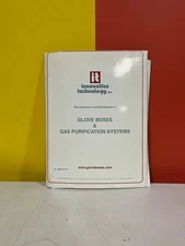 Innovative Technology D-50 Glove Boxes and Gas Purification Systems Manual