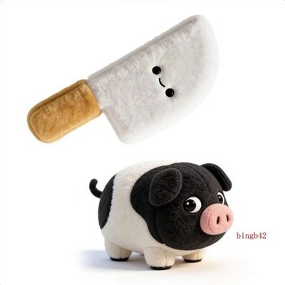 Pursuit of Jade Cute Piglet Plush Doll Pendant Birthday Gift Desktop Decoration