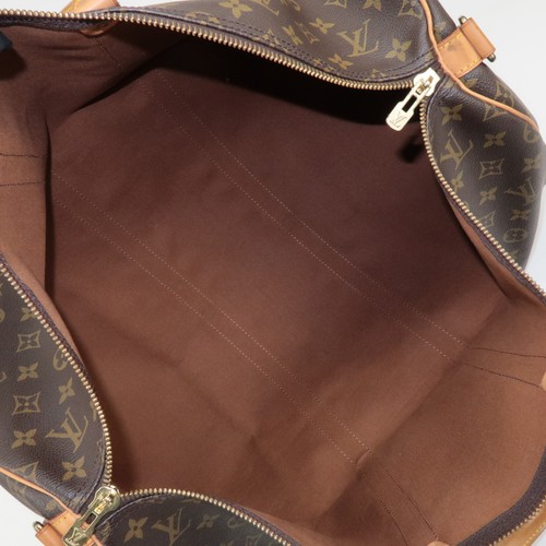 Auth Louis Vuitton Monogram Keep All Bandouliere 55 Boston Bag M41414 Used F/S - Picture 19 of 23