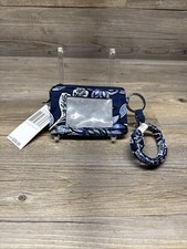 NWT Vera Bradley Zip ID Case  Landyard TROPICS TAPESTRY