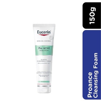 NEW! 1x EUCERIN Pro Acne Solution Soft Cleansing Foam 150g FREE SHIPPING