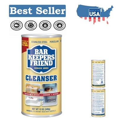 Safe Powdered Cleanser - 12 Ounce for Multi-Surface Use, Non-Abrasive Formula