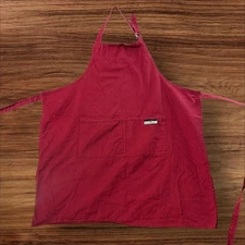 Ritz Gourmet Red Cotton Apron Kitchen Cooking Baking Restaurant Chef