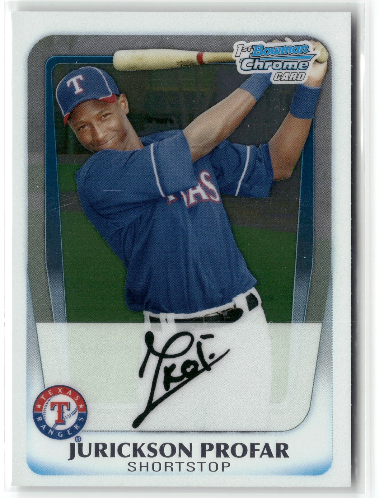 2011 Bowman #BCP82 Jurickson Profar Chrome Prospect Autographs