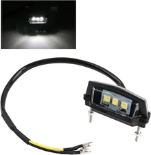 License Plate Light for Motorcycles,12V Shockproof and Sealing LED Black 