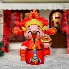 Chinese New Year God of Wealth Inflatable Blow up for Malls Holiday Backyard