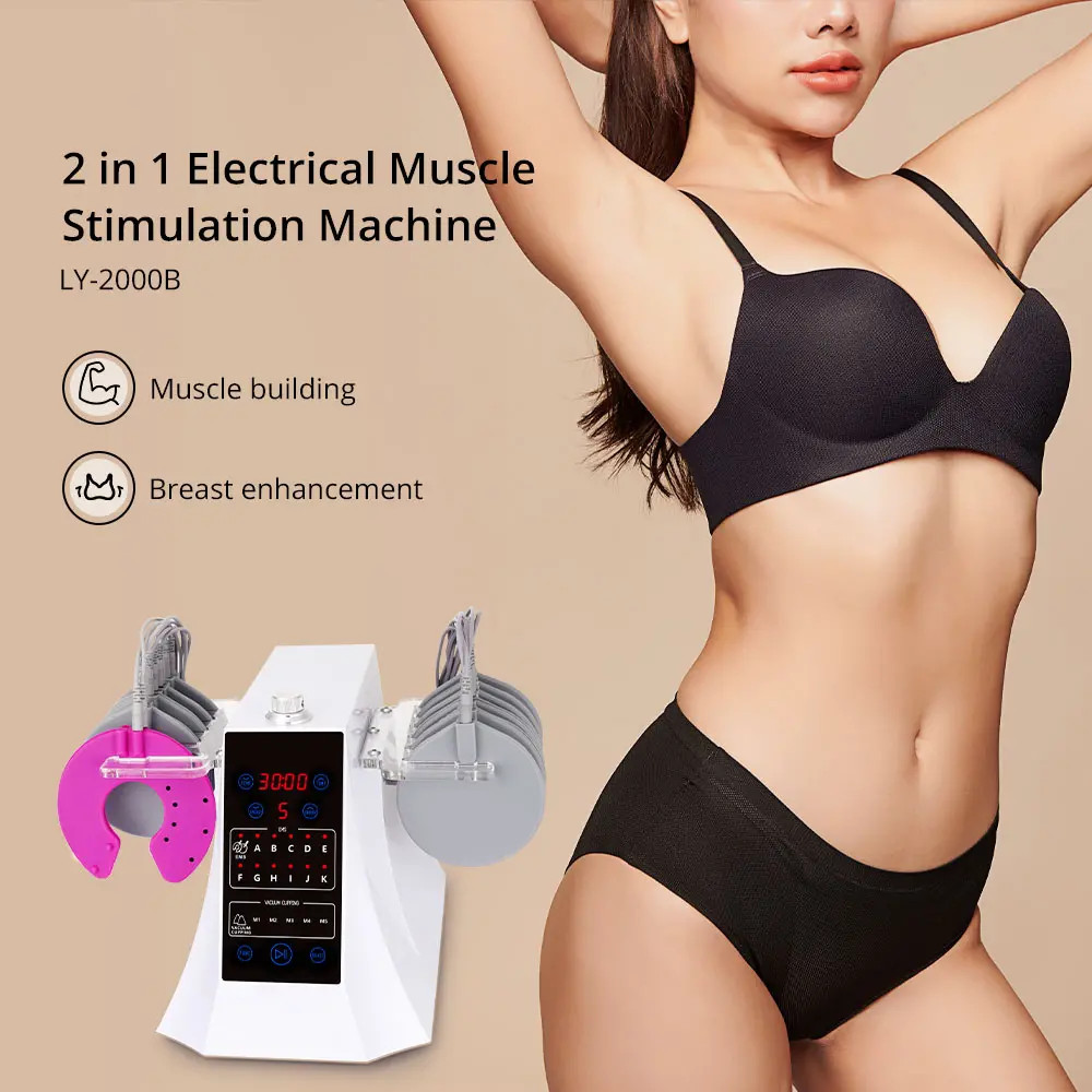 Electrode Microcurrent Muscle Stimulator Machine Muscle Tighten Breast Lifting