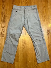Kuhl Radikl Pants Mens 30x28 Khaki Cargo Stretch Comfort Hiking Outdoor 119