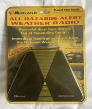 New MIDLAND WR-10 All Hazards Alert NOAA Weather AM/FM Radio Portable Emergency
