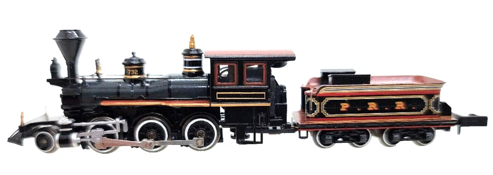 N ATLAS 41605 Pennsylvania RR 2-6-0 Mogul #732 & Tender (Tested) Rapido cplrs #4 - Image 2 of 4