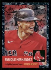 2022 Topps Chrome Platinum Toile Cream Black #205 Enrique Hernandez /10