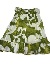 Urban Outfitters Green Mini Dress Sleeveless Flowy Fairy Medium Floral