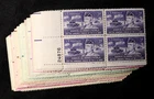 US STAMPS PLATE BLOCKS **FANTASTIC** Collection of 20 Vintage 3c Mint NH RLP053