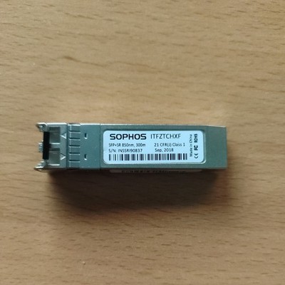 Sophos ITFZTCHXF 10GBASE SFP+ SR 850nm Transciever 300m