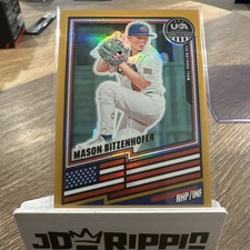 2026 Panini Stars and Stripes Prizm Mason Bitzenhofer Gold /10