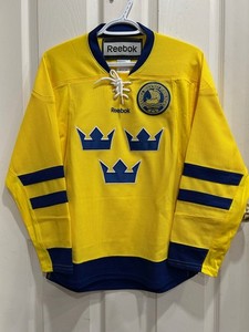 Maillot Hockey Sur Glace Suède Suédois - Taille S - Vintage