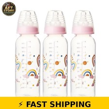 Parent's Choice Standard Neck Bottle, 9oz, 3 Pack, Newborn 0 Months
