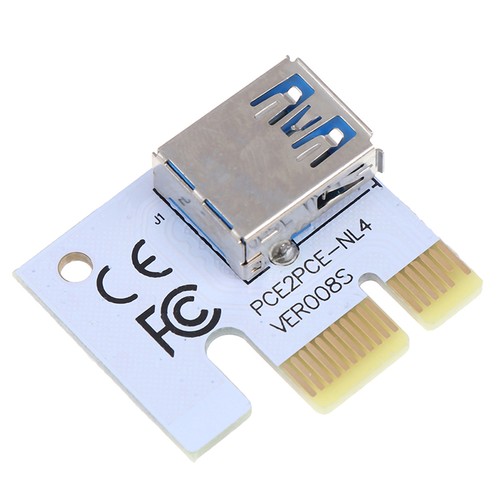 USB 3.0 PCI-E 1X to 16X Extension Cable Mining PCI-E Extended Line Card Adap.ZJ - Afbeelding 4 van 12
