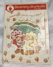 1981 Strawberry Shortcake Puzzle Craft Master American Greetings Corp