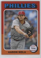 2024 Topps Heritage High Number Color Swap Variation SP Aaron Nola #596 1e1o