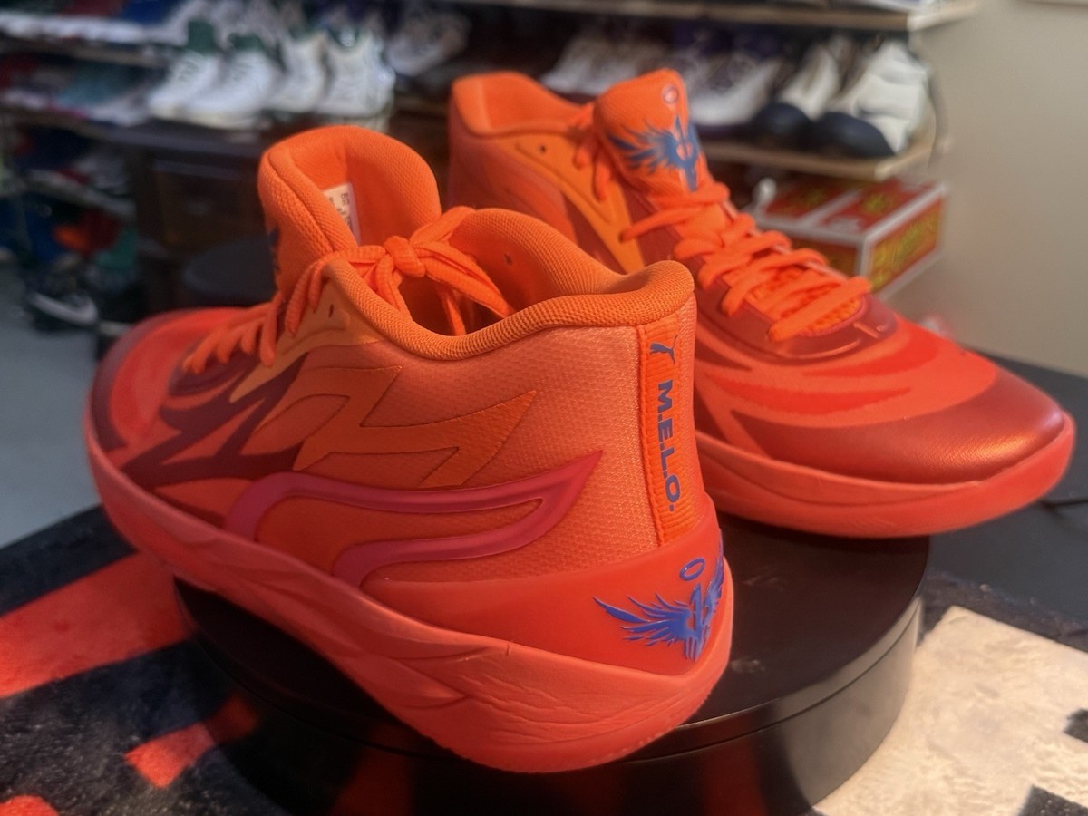 PUMA LAMELO BALL MB.02 “SUPER ORANGE” BASKETBALL SHOES MEN’S SIZE 15 View 4