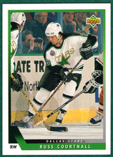 Russ Courtnall - 1993-94 Upper Deck #32 - Dallas Stars Hockey Card