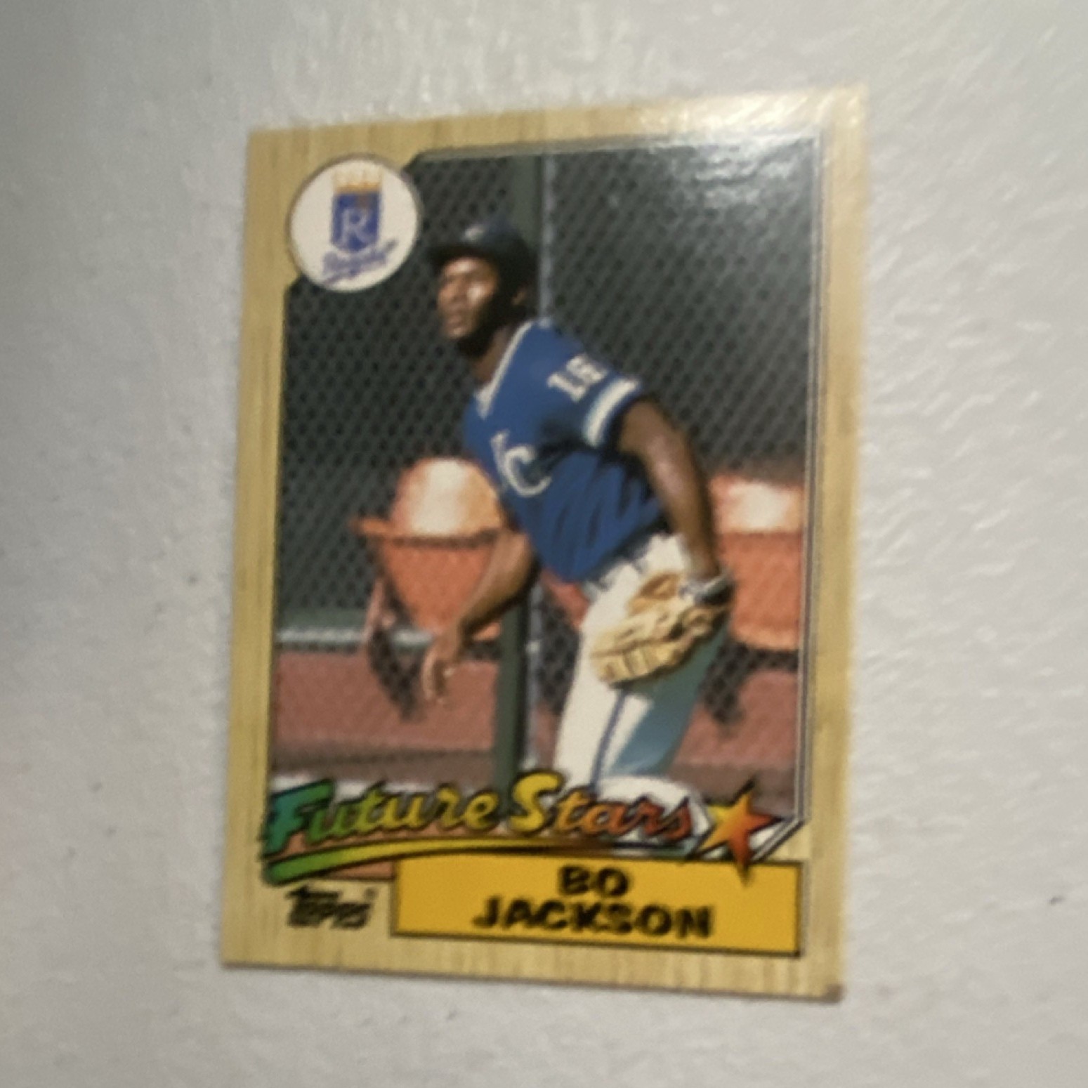 Topps 1987 Bo Jackson Kansas City Royals Future Stars Rookie Baseball #170