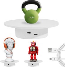 Motorized Rotating Display Stand, 5.9 Inches/15cm Diameter, 360 Electric Rotary