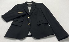 J. Crew Black Schoolboy Stretch Wool Blazer Jacket Women  s 0