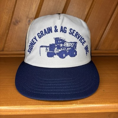 Vintage Sidney Grain & Ag  Service Hat Snapback 70s 80s Hat USA Clean/Reshape