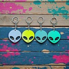 Alien Keychains (20) Sci Fi Charms for Space Lovers & Astro Themed Party Favors