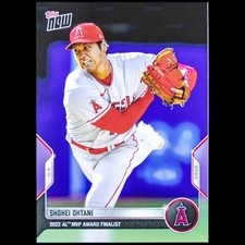 Shohei Ohtani 2022 Topps Now MVP Award Finalist Limited Order Card No. OS-18